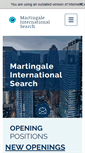 Mobile Screenshot of martingaleinternational.com